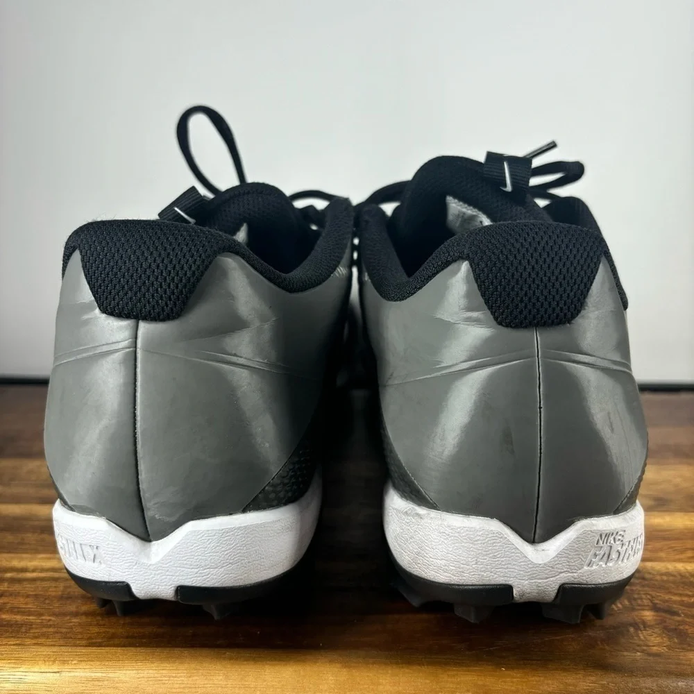 Nike Cleats Mens 13 Vapor Edge Shark 2 Football Cleats Black White Sports